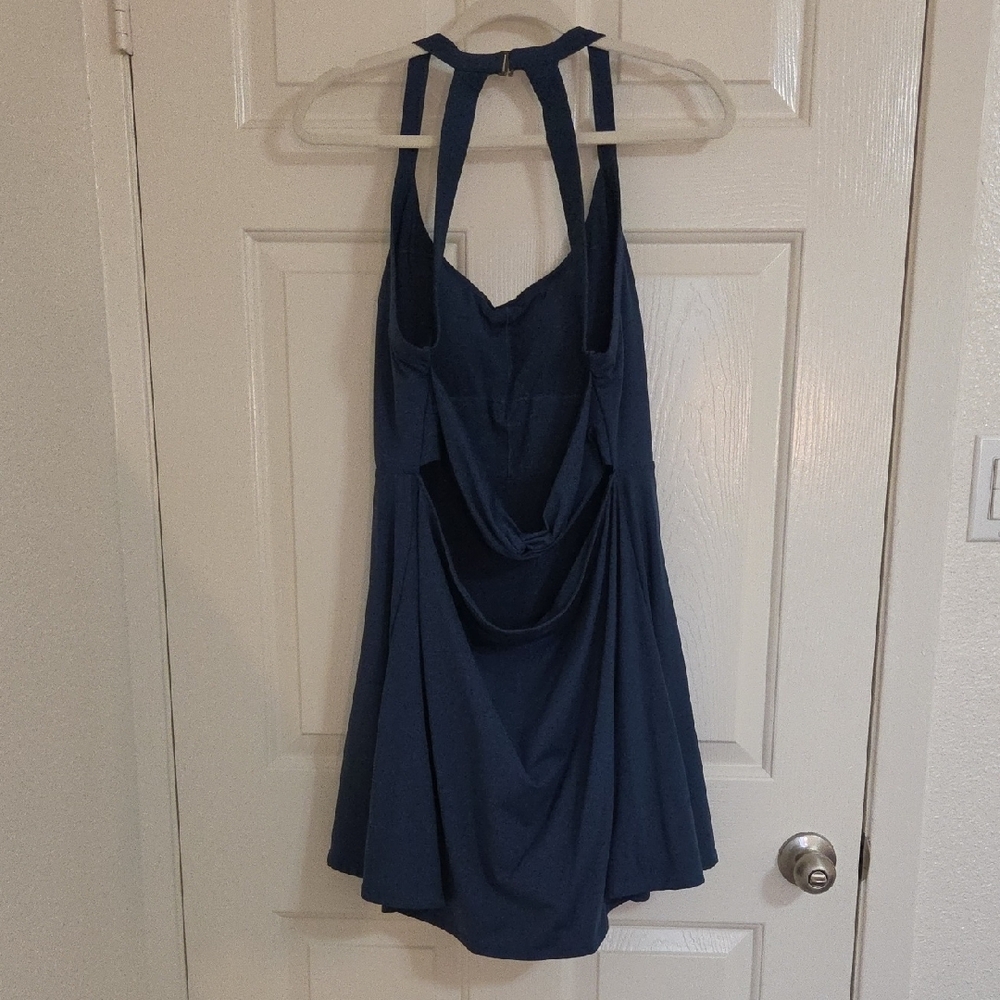 HALARA Navy Blue Mini Dress - Picture 2 of 7